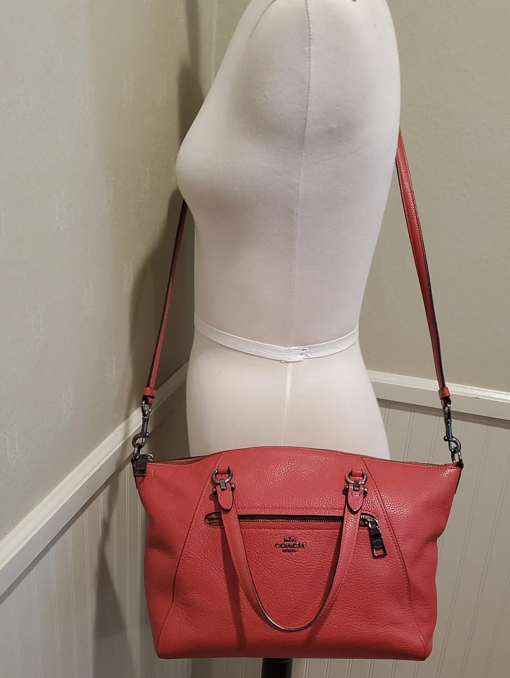 Coach Fuschia Pink Prairie Satchel Bag